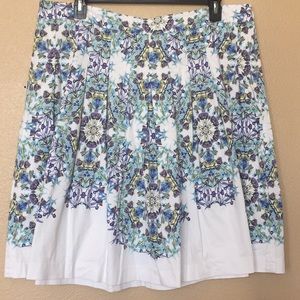 Talbots fit and flare box pleat skirt size 20
